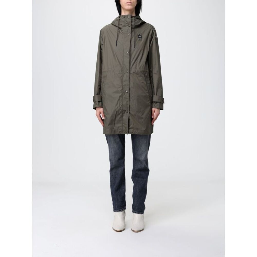 Blauer Women Blauer Nylon Raincoat With Hood